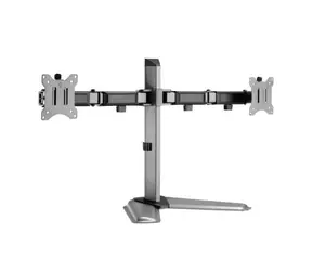 White Shark GMS-3206 TUTANKHAMUN Halterung für 2 Monitore bis 32" grau / VESA Standards 75x75 & 100x100 / Tragkraft 9kg