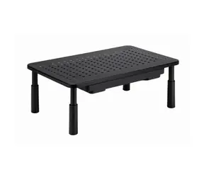 Gembird Monitorständer mit Schublade MS-TABLE-D-01 / verstellbar / schwarz