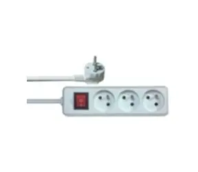 Solight Verlängerungskabel 3 Steckdosen - Länge 5 m - Schalter / SOLID