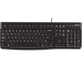 Logitech -Tastatur K120 For Business CZ- SK / USB / Kabelgebunden / Schwarz