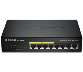 D-Link DGS-1008P / Switch / 8- Port 10/100/1000 Mbit/s / 4X PoE