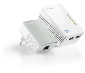 TP-LINK TL-WPA4220KIT / Powerline-Repeater AV500 / 802.11n / 2,4 GHz 300 Mbit/s / 2x LAN / HomePlug AV