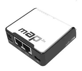 Mikrotik RBmAP2n / Router / RouterOS L4 / 2xLAN / Kunststoff. Box / Netzteil