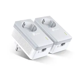 TP-LINK TL-PA4010P Kit / Powerline-Adapter AV500 / 1x Ethernet RJ45 / HomePlug AV / AC-Buchse / 2 Stk