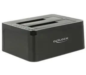 DeLock Dual Dockingstation SATA HDD > USB 3.0 mit Klonfunktion