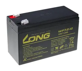 Long 12V 7,2Ah Blei-Säure-Batterie F2