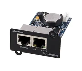 CyberPower SNMP-Erweiterungskarte / mit der Möglichkeit, einen Sensor zur Umgebungsüberwachung / SNMP/HTTP anzuschließen