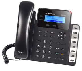 Grandstream GXP1628 / VoIP-Telefon / 2x SIP-Konten / HD-Audio / 3 Programmiertasten + 8 Speicherplätze / 2x GLAN-Switch / PoE