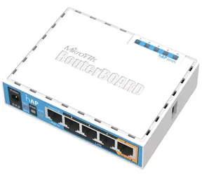 Mikrotik RB951Ui-2nD / RouterBOARD / 650 MHz / 64 MB RAM / 5x LAN / hAP / RouterOS L4
