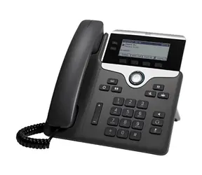 Cisco IP Phone 7821 (für Cisco UC Manager gedacht) schwarz / VoIP-Telefon / SIP / SRTP / 2 Leitungen