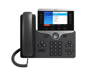 Cisco IP Phone 8851 (für Cisco UC Manager vorgesehen) schwarz / Telefon VoIP / SIP / RTCP / RTP / SRTP / SDP / 5 Leitungen