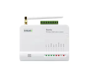 Evolveo Sonix - kabelloser GSM-Alarm (4 Stk. Fernbedienung + PIR-Bewegungssensor + Tür-/Fenstersensor + externer Lautsprecher Android/iPhone)