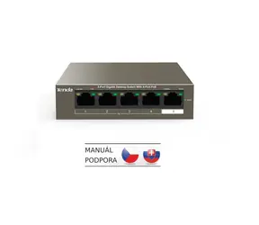 Tenda TEG1105P-4-63W / 5- Port / 1000 Mbit/s / Desktop / PoE