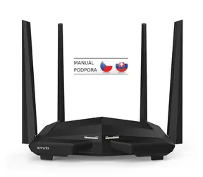 Tenda AC10 / Wireless AC Router / 802.11 ac / 2,4 GHz 300 Mbit/s / 5 GHz 900 Mbit/s / 1x GWAN / 3x GLAN