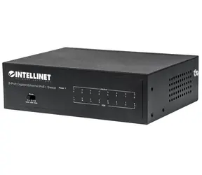 Intellinet Switch 8 Port Gigabit Ethernet PoE+ 60 W / 8 Port / 1000 Mbit/s