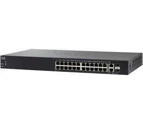 Cisco SF250-24P / Switch / 24x RJ-45 10/100 / 2x Combo Gbit/s / 2x SFP / QoS / VLAN