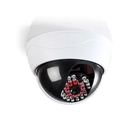 Nedis DUMCD20WT - Dummy-Überwachungskamera weiß / Kamera mit Kuppelabdeckung / IP44