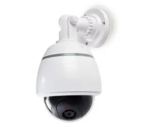 Nedis DUMCD50WT - Dummy-Überwachungskamera weiß / Kamera mit Kuppelabdeckung / IP44