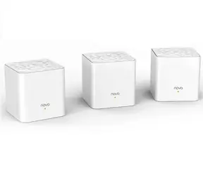 Tenda Nova MW3 3 Stück / Wireless-AC Dual Band Router / 802.11ac / 2,4 + 5,0 GHz / 1167 Mbit/s / 1x WAN / 2x LAN / 2x 3 dBi