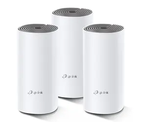 TP-LINK Deco E4 (3er-Pack) / WLAN-System MESH AC1200 / Dualband / 2,4 GHz - 300 Mbit/s / 5 GHz - 867 Mbit/s / 2x LAN