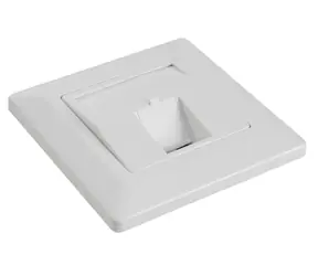 Solarix Modulsteckdose für 1 Keystone Unterputz weiß