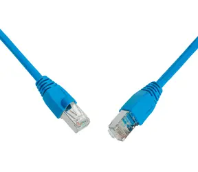 Solarix SFTP CAT6 10 m hakensicher blau / Patchkabel / RJ45-RJ45