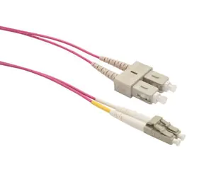 Solarix optisches Kabel SC-LC OM4 2m / Patchkabel / Multimode / Duplex