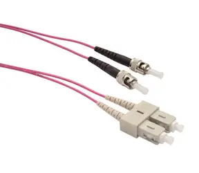 Solarix optisches Kabel SC-ST OM4 2m / Patchkabel / Multimode / Duplex