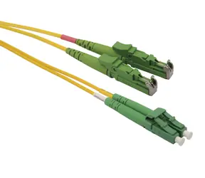 Solarix optisches Kabel E2000-LC APC 1m / Patchkabel / Singlemode / Duplex / OS