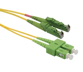 Solarix optisches Kabel E2000-SC APC 1m / Patchkabel / Singlemode / Duplex / OS