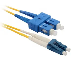 Solarix optisches Kabel SC-LC UPC 1m / Patchkabel / Singlemode / Duplex / OS