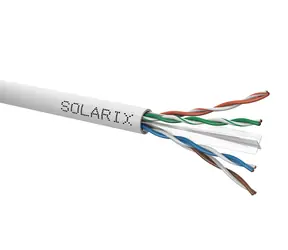 Solarix Installationskabel CAT6 305m grau / Inneninstallation / PVC-Mantel / ungeschirmt / Box