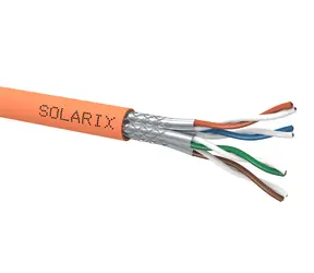 Solarix Installationskabel CAT7 SSTP 500m LSOH orange