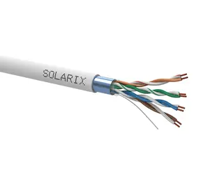 Solarix -Kabel CAT5E FTP 305 m / Inneninstallation / PVC-Mantel / geschirmt / Box / grau