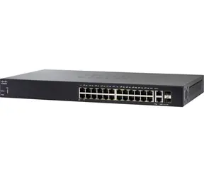 Cisco SF250-24-K9-EU / Switch / 24x RJ-45 10|100 / 2x Combo Gbit/s / 2x SFP / QoS / VLAN