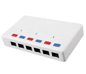 Solarix Multiport-Box 6x RJ45 CAT5E UTP