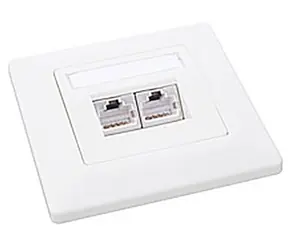 Solarix -Buchse 2x RJ45 CAT5E UTP unter dem Putz