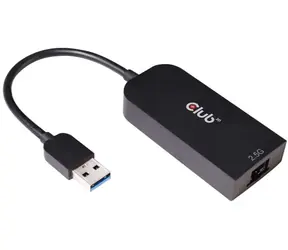 Club3D USB-Netzwerkadapter USB 3.2 Gen1 TYP A auf LAN (RJ45) / 2,5 Gbit/s