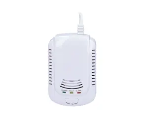Solight 1D37 Leckdetektor für brennbare Gase / Halbleitersensor / 85-dB-Sirene / Batterie-Backup