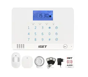 iGet SECURITY M3B Sicherheitseinheit / 1x Bewegungssensor / 1x Tür-Fenster-Sensor / Touch-Tastatur / LCD