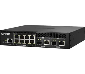 QNAP QSW-M2108R-2C / Switch / 8x 2,5GbE / 2x kombiniertes 10GbE RJ45 SFP+ 