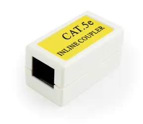 Gembird NCA-LC5E-001 Stecker RJ45 UTP CAT5e weiß / RJ-45 (F) - RJ-45 (F) / 8P8C