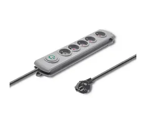 Qoltec 50272 Überspannungsschutz (5 Steckdosen) / 3 m