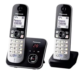 Panasonic KX-TG6822GB / Schnurloses Analogtelefon / DECT / Anrufbeantworter 30 Minuten