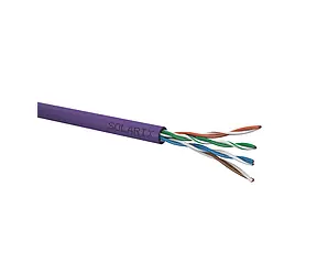 Solarix Installationskabel CAT5E 100m lila / Inneninstallation / LSOH-Mantel / ungeschirmt / Box