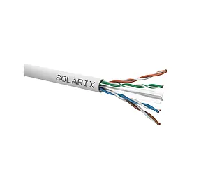 Solarix Installationskabel CAT6 100m grau / Inneninstallation / PVC-Mantel / ungeschirmt / Box