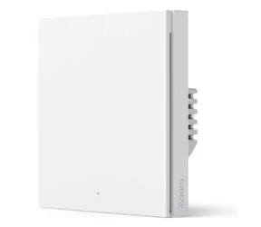 Aqara SMART Wall Switch H1 EU (Kein Neutralleiter, Einzelwippe) (WS-EUK01) / Wandschalter (ohne Neutralleiter) / Zigbee 