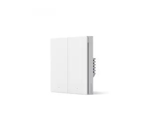 Aqara SMART Wall Switch H1 EU (Mit Neutralleiter, Doppelwippe) (WS-EUK04) / Wandschalter (mit Neutralleiter) / Zigbee 