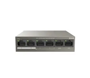 Tenda TEF1106P-4-63W Switch / 6- Port / 10/100 Mbit/s / PoE 63W