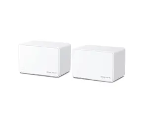 Mercusys Halo H80X (2 Stück) / Wi-Fi Mesh-System AX3000 / Dual-Band / 2,4 GHz - 574 Mbit/s / 5 GHz - 2402 Mbit/s / 3x GLAN